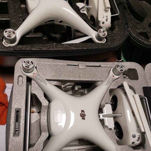 Flota de drones DJI Phantom 4 de AB Agrimensura en 2021